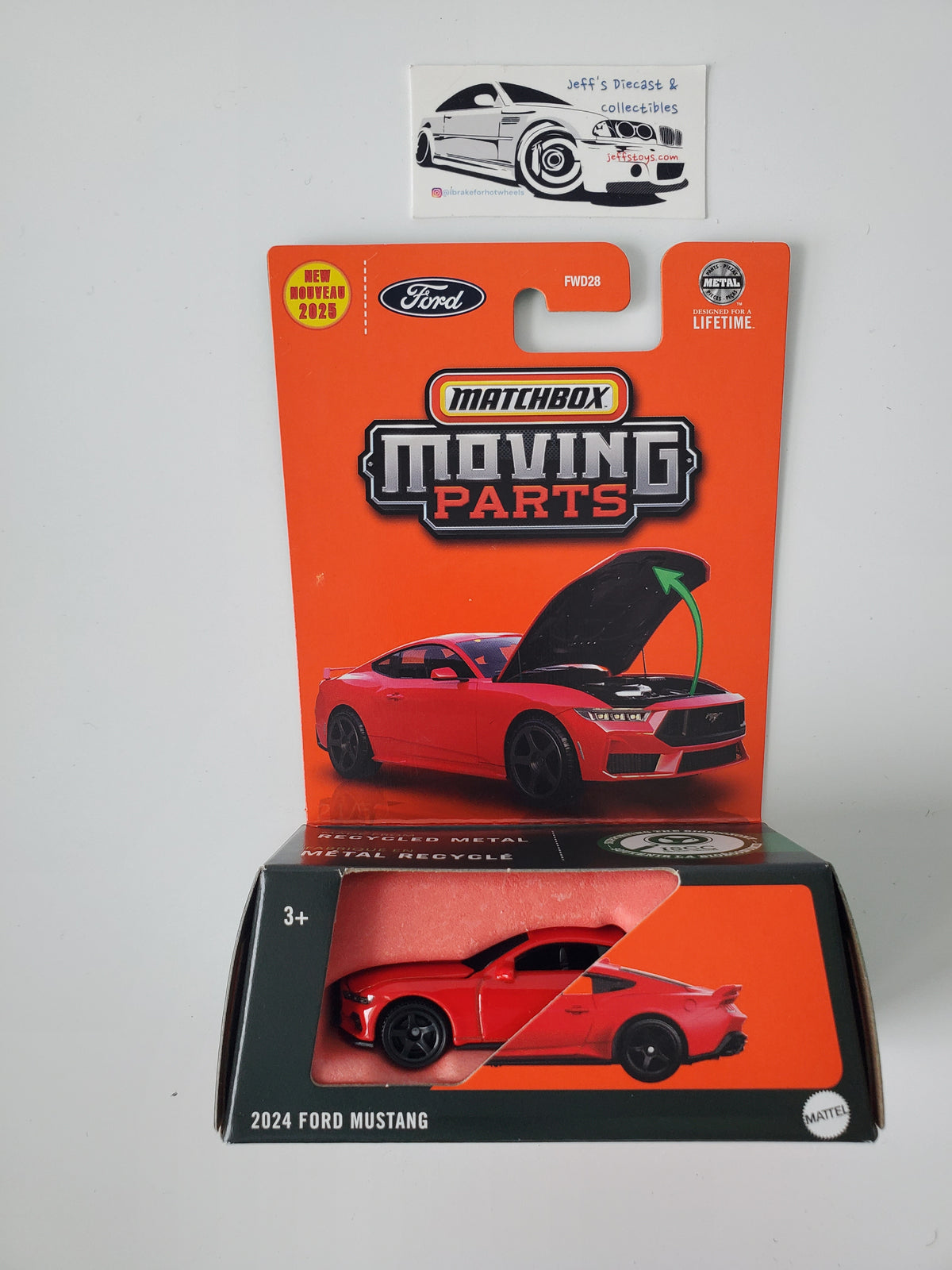 2025 Matchbox Moving Parts 2024 Ford Mustang