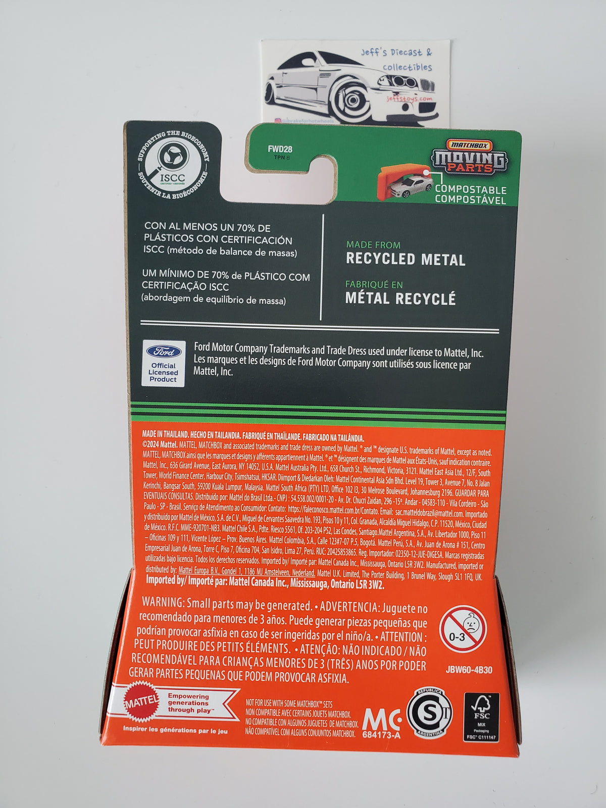 2025 Matchbox Moving Parts 2024 Ford Mustang