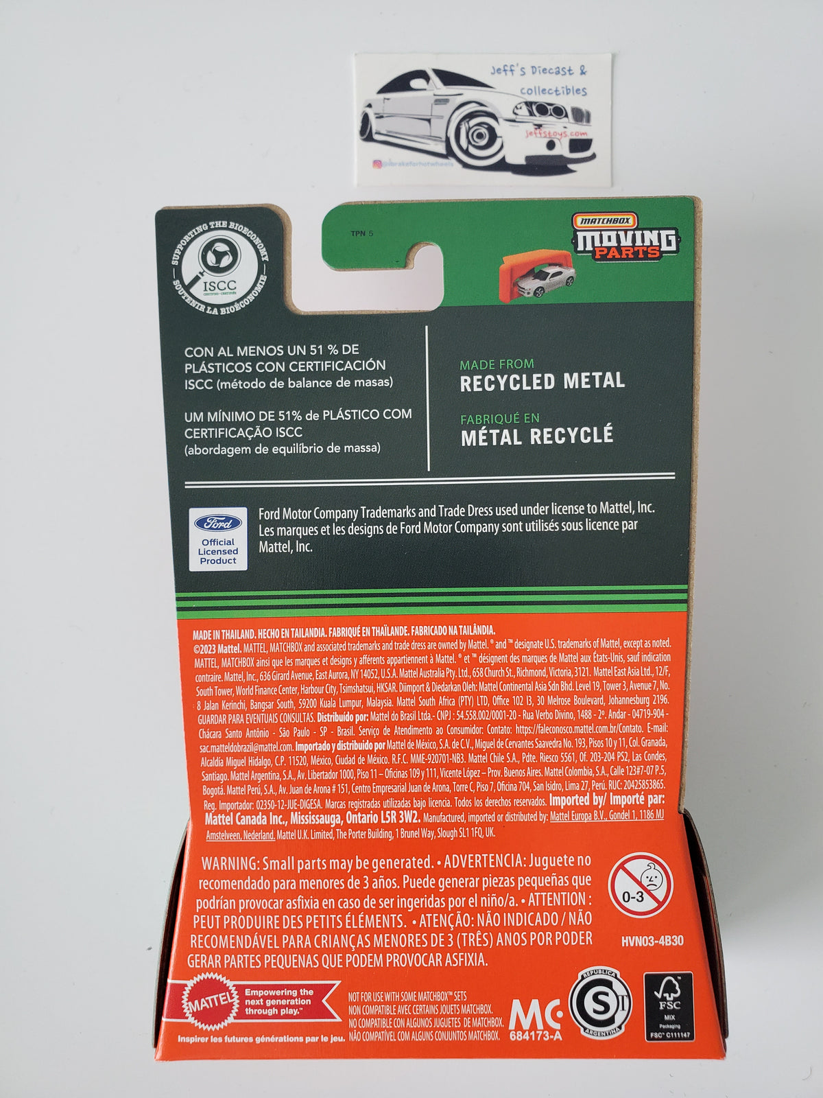 2023 Matchbox Moving Parts 1969 Ford Mustang Boss 302