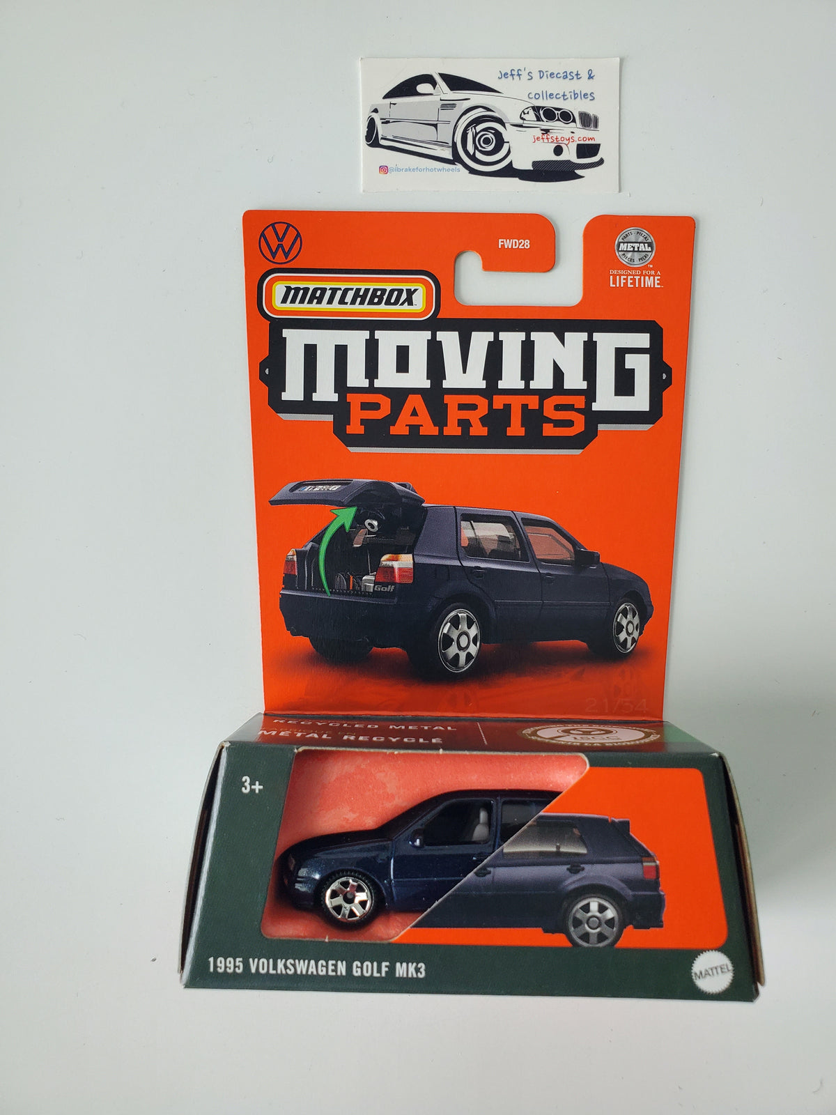 2024 Matchbox Moving Parts 1995 Volkswagen Golf Mk3