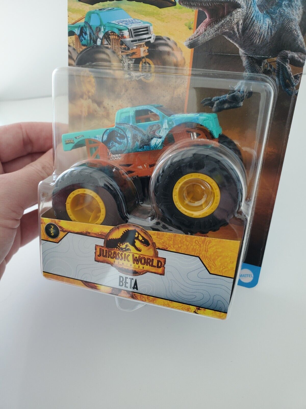 2022 Hot Wheels Jurassic World Beta Raptor Monster Truck