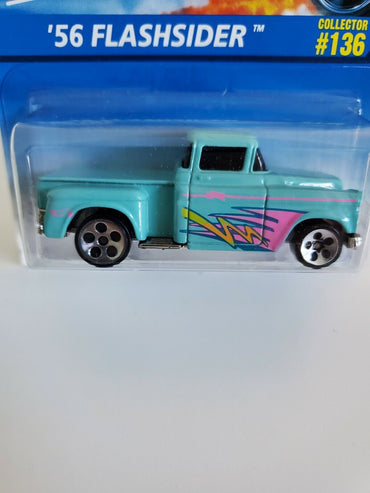 1996 Hot Wheels '56 Flashsider Pickup #136  - 5dot Wheels