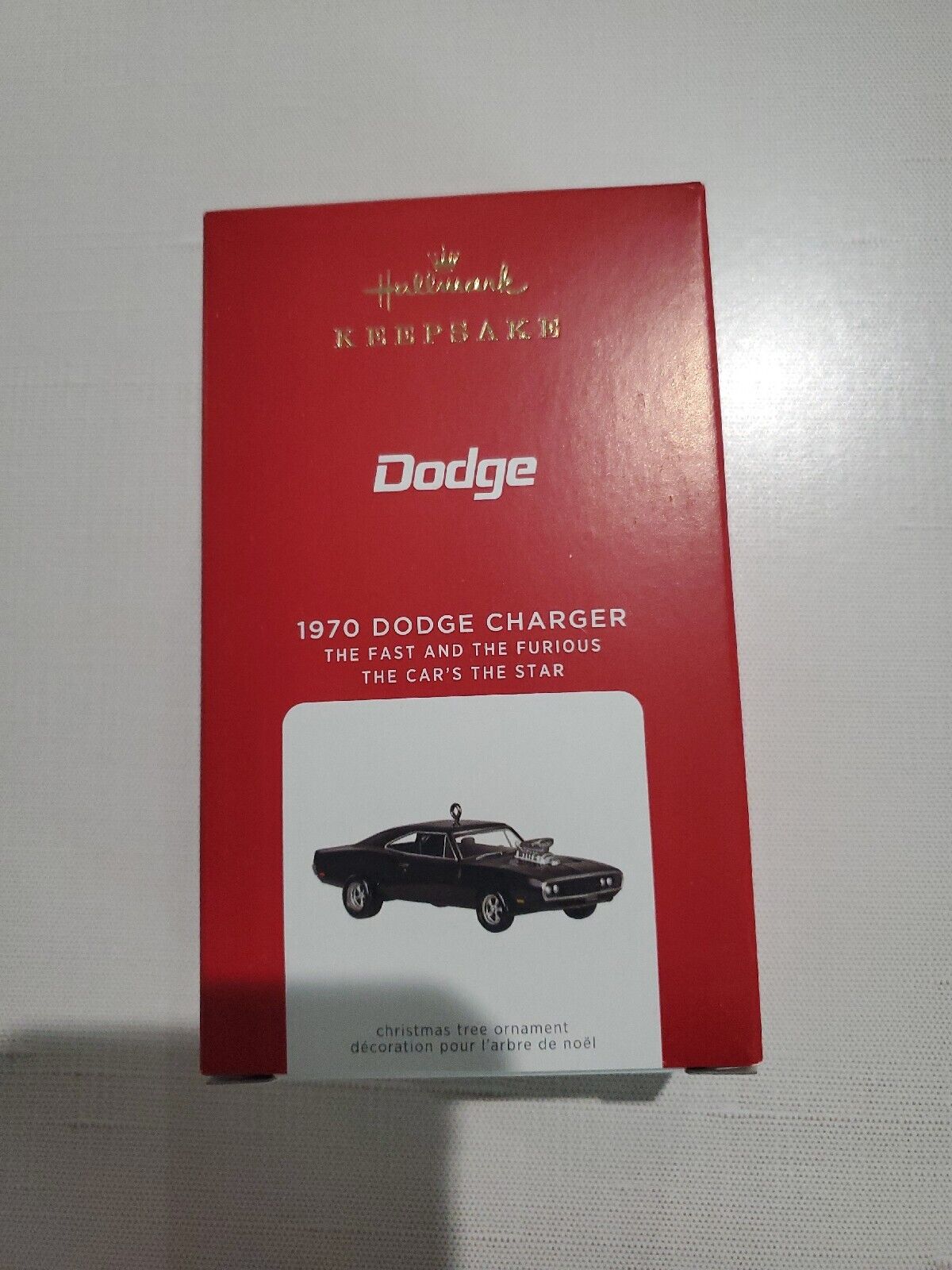 2021 Hallmark The Fast and Furious Dom's 1970 Dodge Charger Ornament