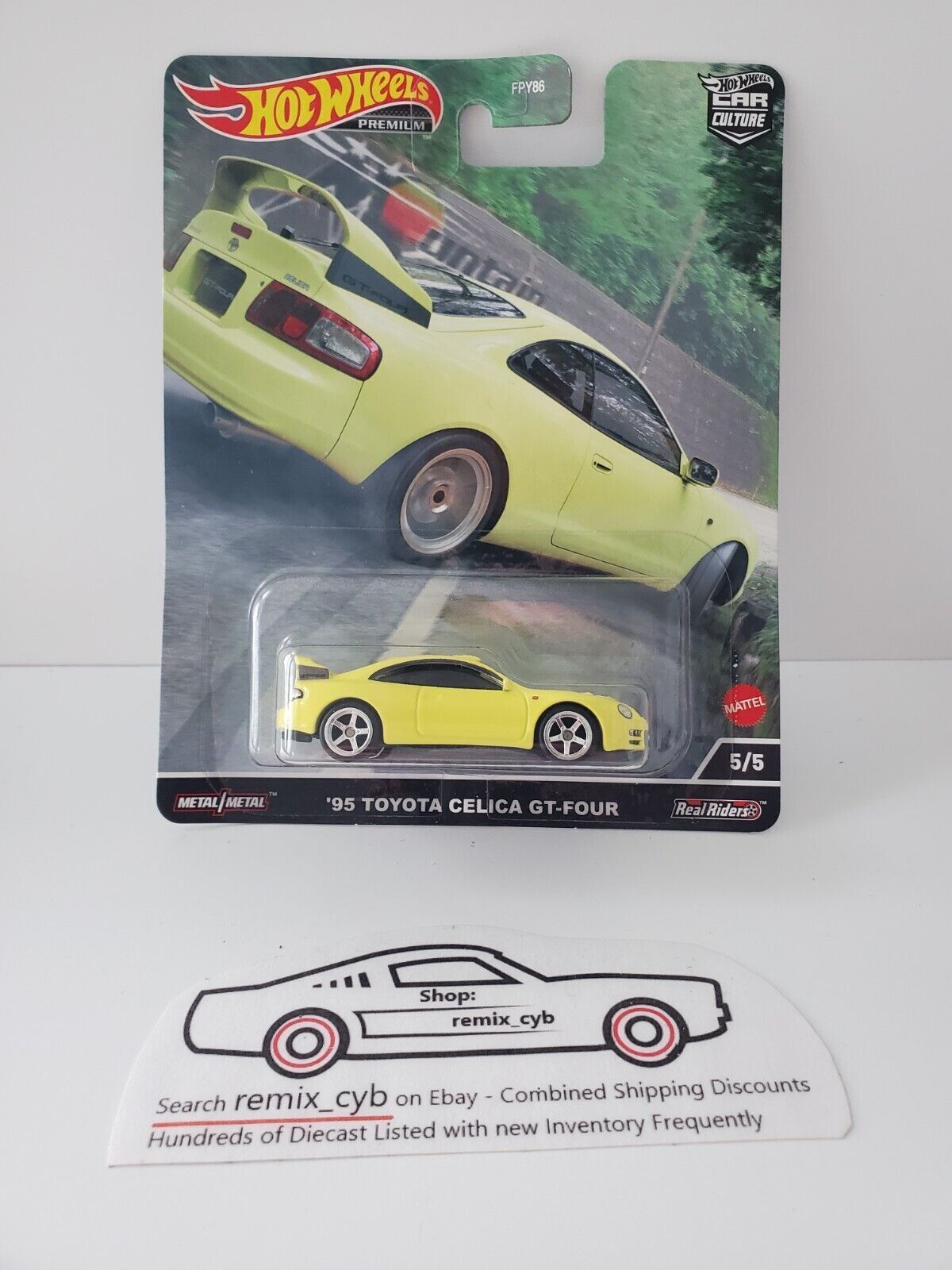 2022 Hot Wheels '95 Toyota Celica GT-Four - Mountain Drifters Series Premium