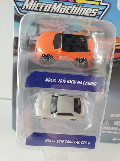 2022 Micro Machines '19 BMW M6 & '19 Cadillac CTS-V  Series 1 2-Pack, #002