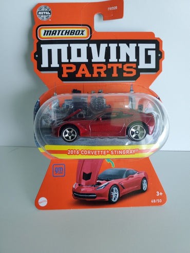 2022 Moving Parts Matchbox -  Red 2016 Corvette Stingray