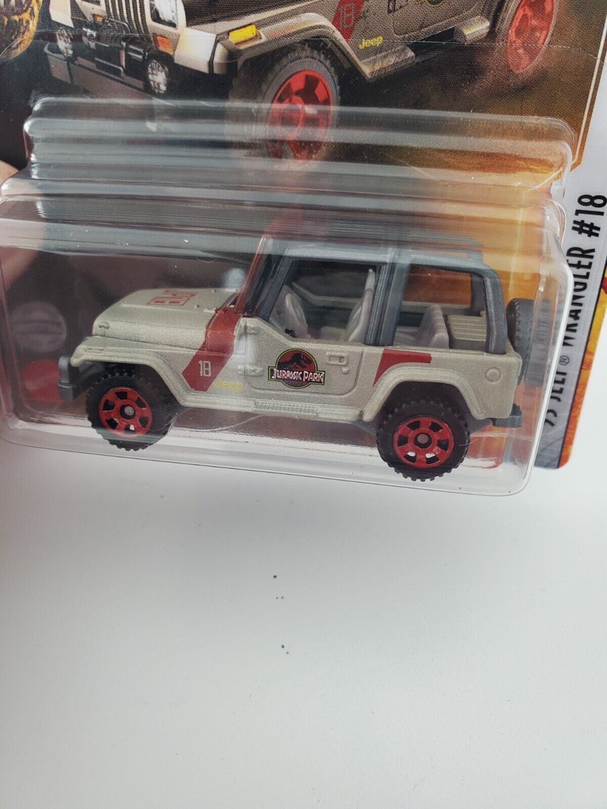 2022 Matchbox Jurassic World Dominion '93 Jeep Wrangler #18