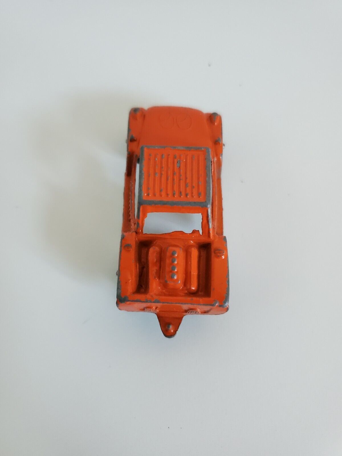 Tootsie Toy "Orange Baja Runabout" Made USA  2" Long