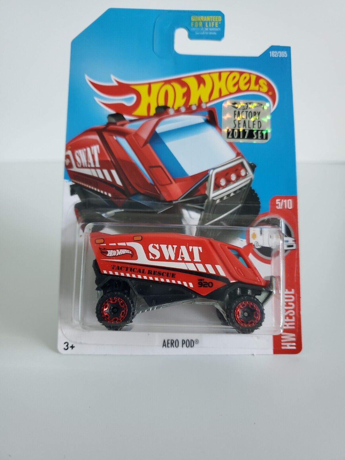 2017 Hot Wheels RLC Factory Sealed Aeropod SWAT Police