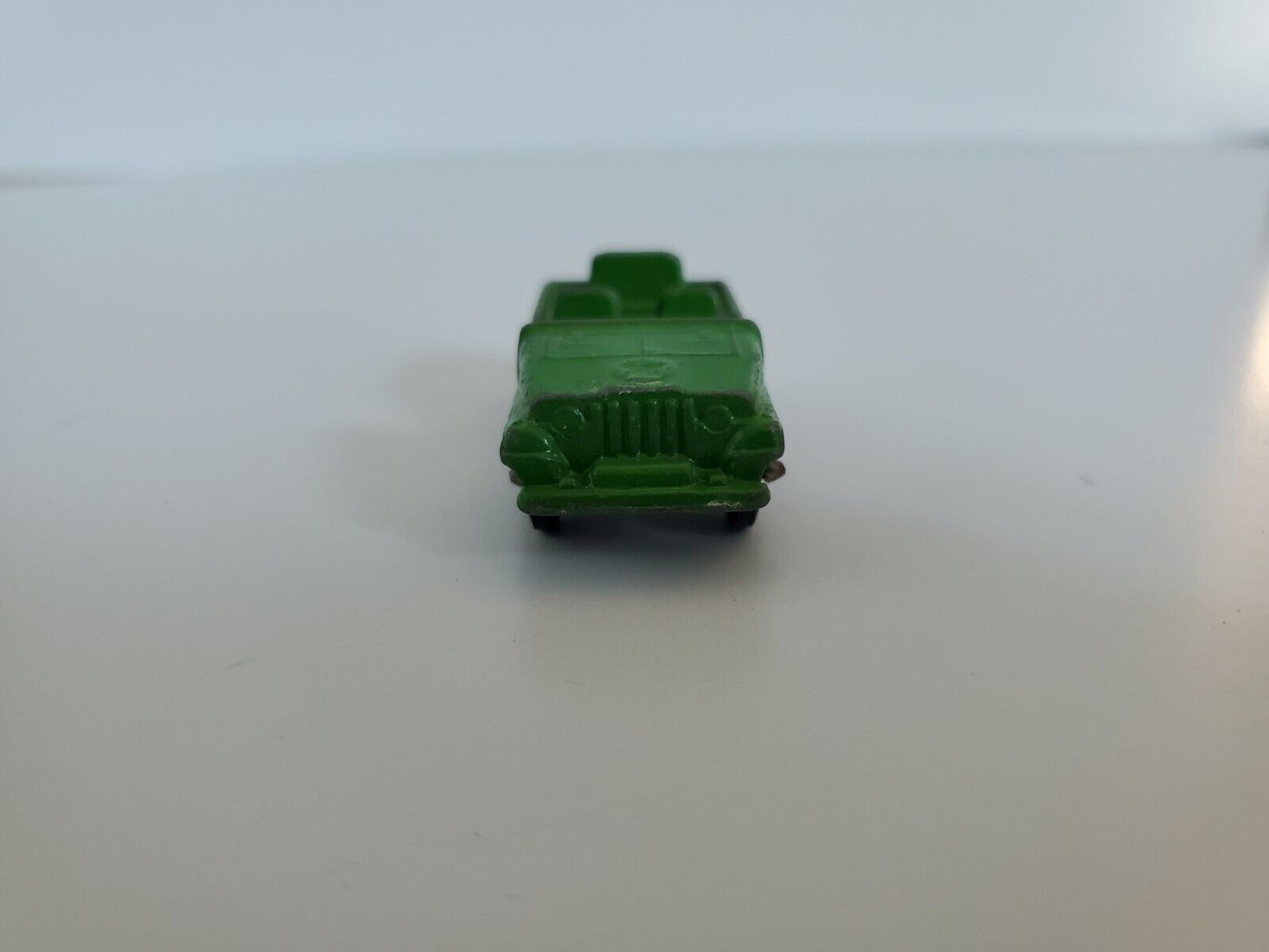 TootsieToy Army Jeep Diecast Light Green Star 