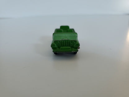 TootsieToy Army Jeep Diecast Light Green Star 