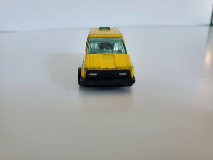 1978 Hot Wheels  Inside Story Van Yellow - Hong Kong - B