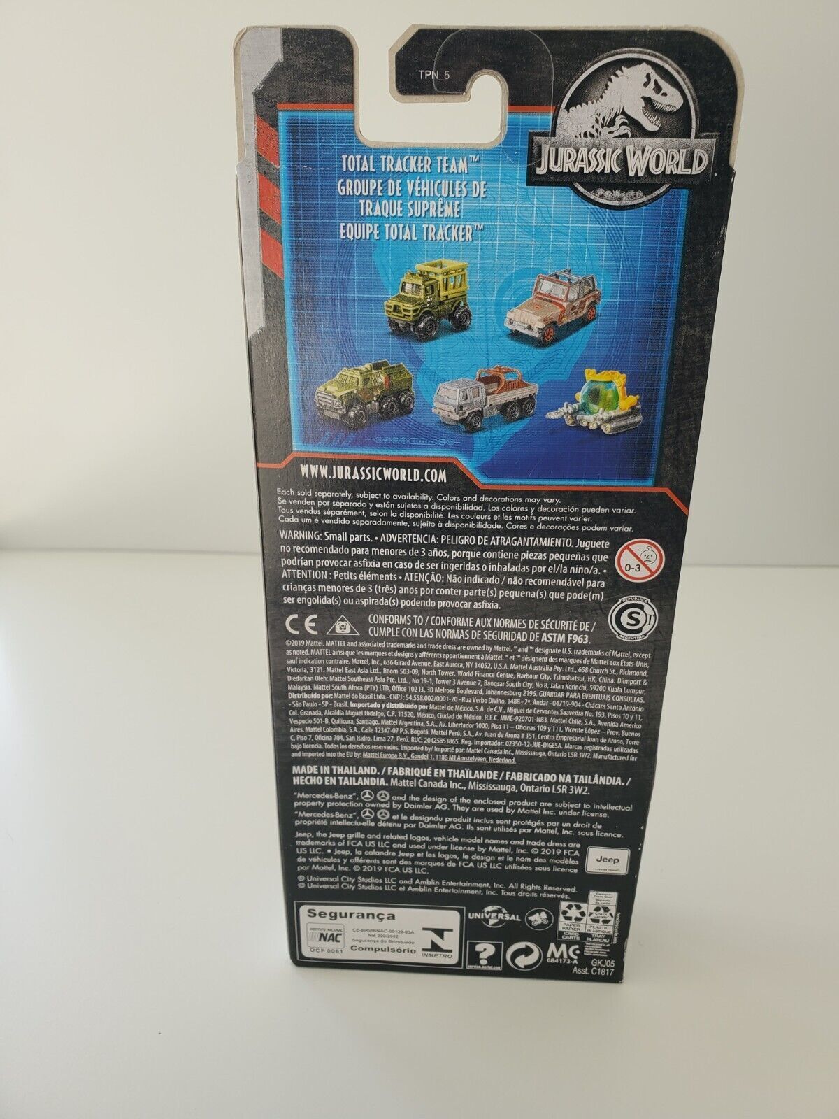 2020 Matchbox Jurassic World Total Tracker Team 5-Pack Unimog U1300 | Jeep | MIB