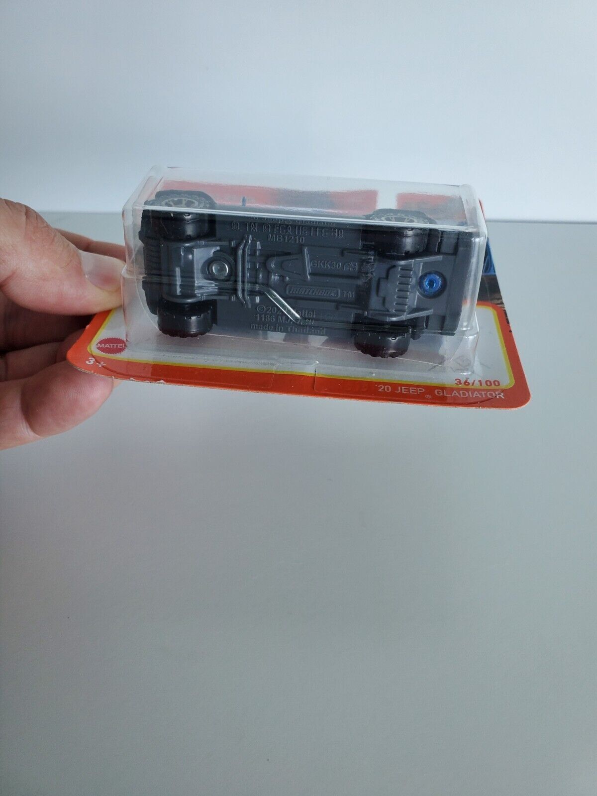 2020 Matchbox Jeep Gladiator - Blue - Short Card