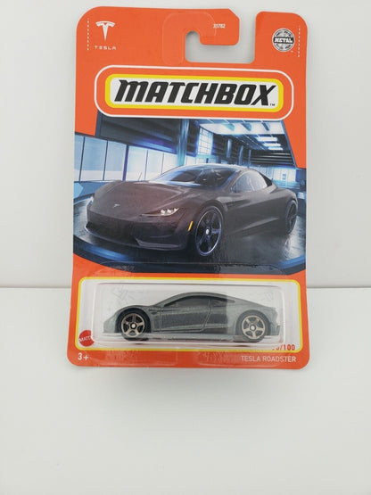 2022 Matchbox Tesla Roadster Gray 75/100