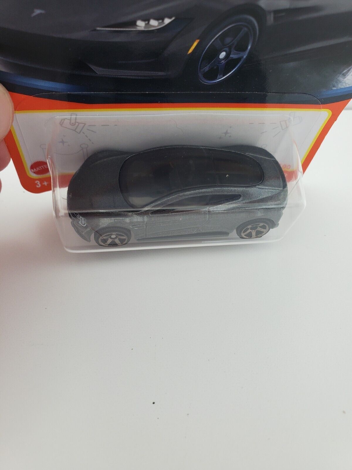 2022 Matchbox Tesla Roadster Gray 75/100