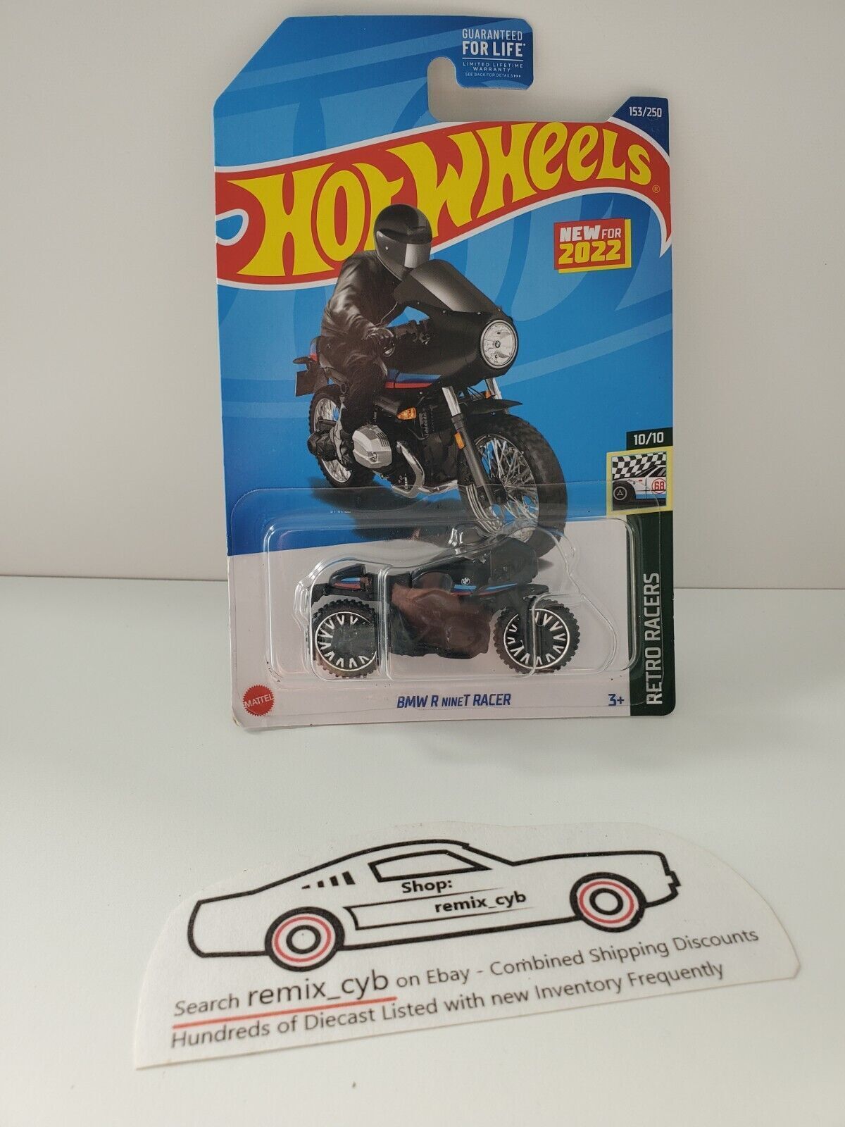 2022 Hot Wheels BMW R NineT Racer #10/10 Retro Racers