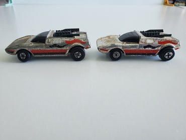 1971 Matchbox Superfast Chrome Silver Streak #1 Mod Rod - Lot of 2