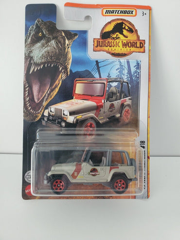 2022 Matchbox Jurassic World Dominion '93 Jeep Wrangler #18