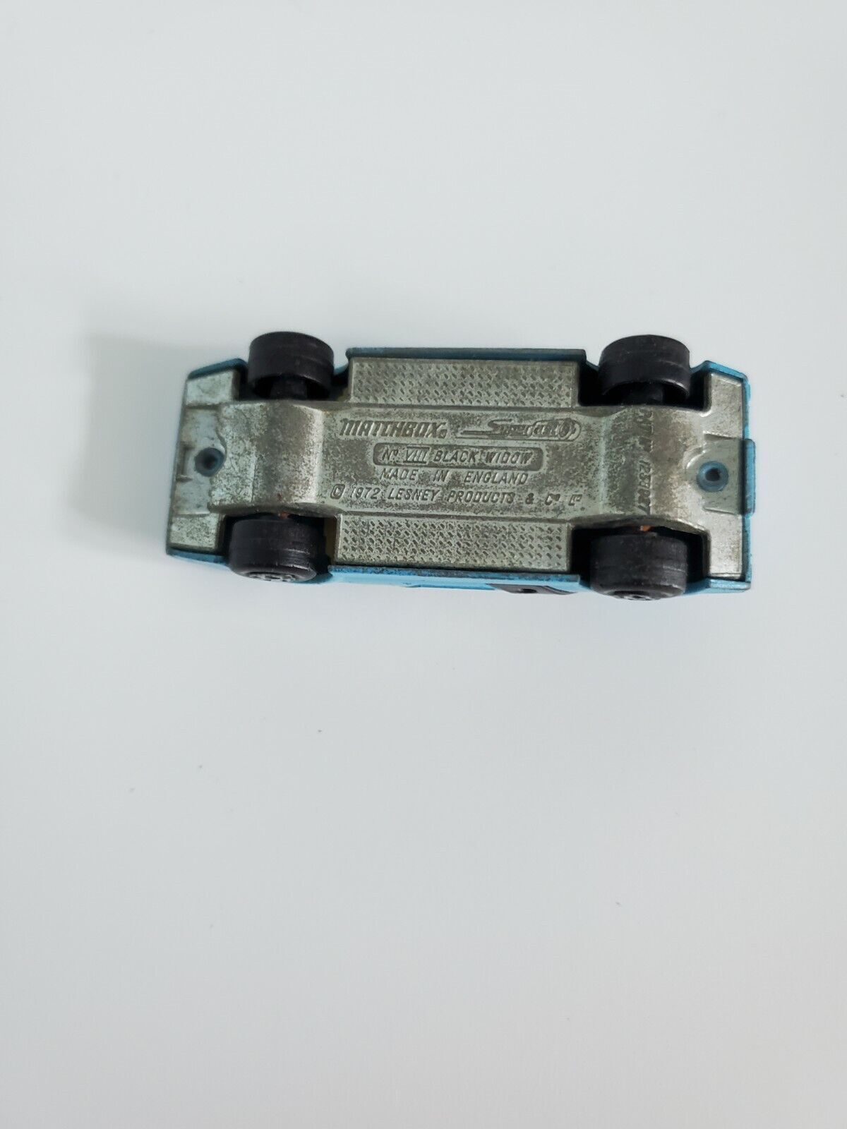 Matchbox Superfast Roman Numeral No. VIII  “Black Widow” Clear Windows