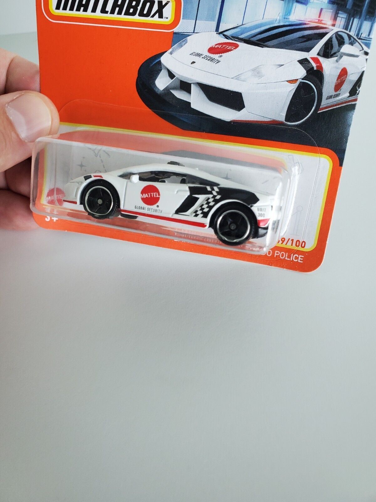 2022 Matchbox Lamborghini Gallardo Police Car - Short Card