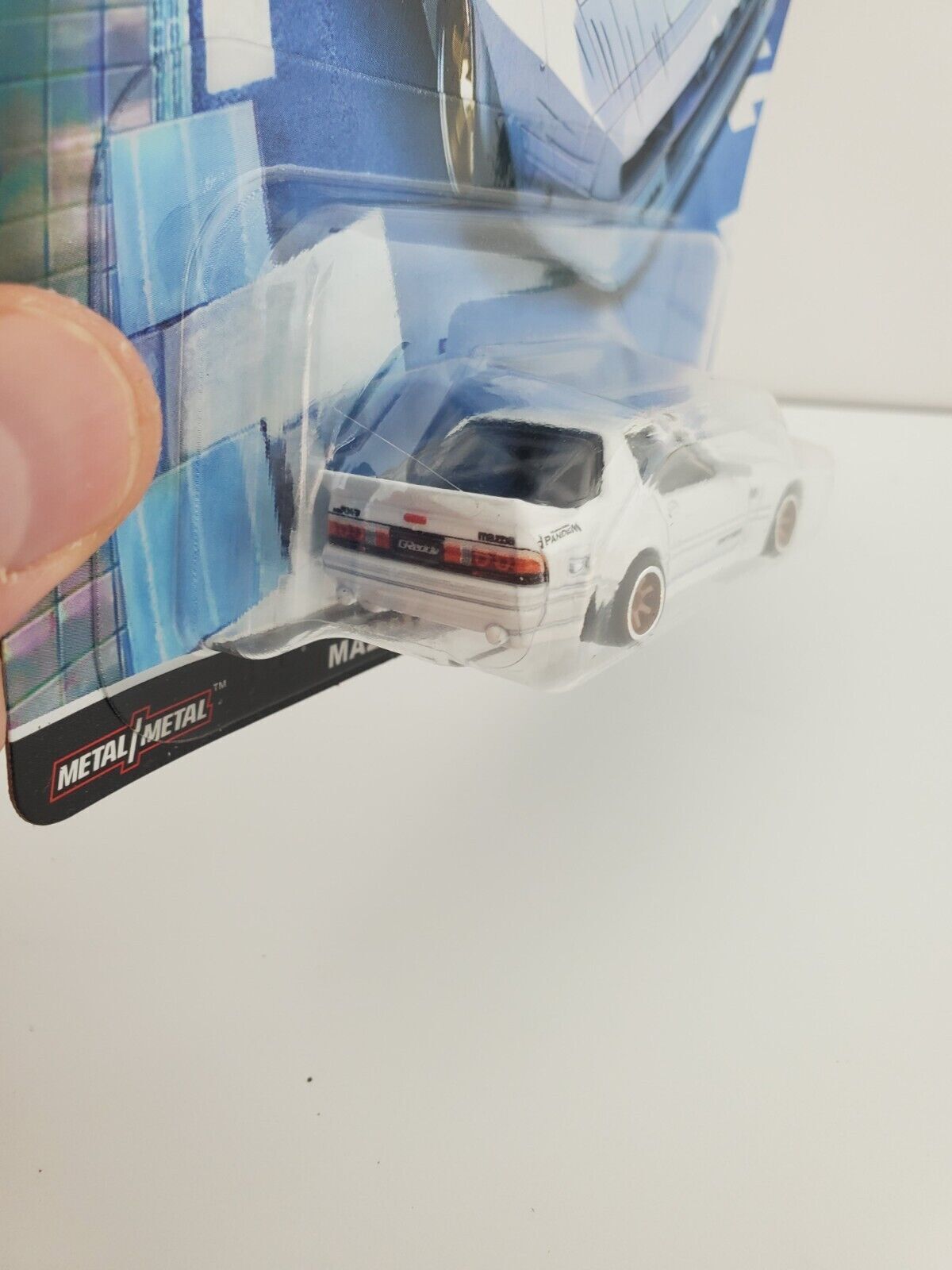 2022 Hot Wheels Mazda RX7 FC Pandem - White - Ronin Run Premium w/Real Riders