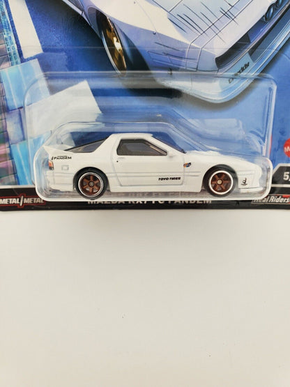 2022 Hot Wheels Mazda RX7 FC Pandem - White - Ronin Run Premium w/Real Riders