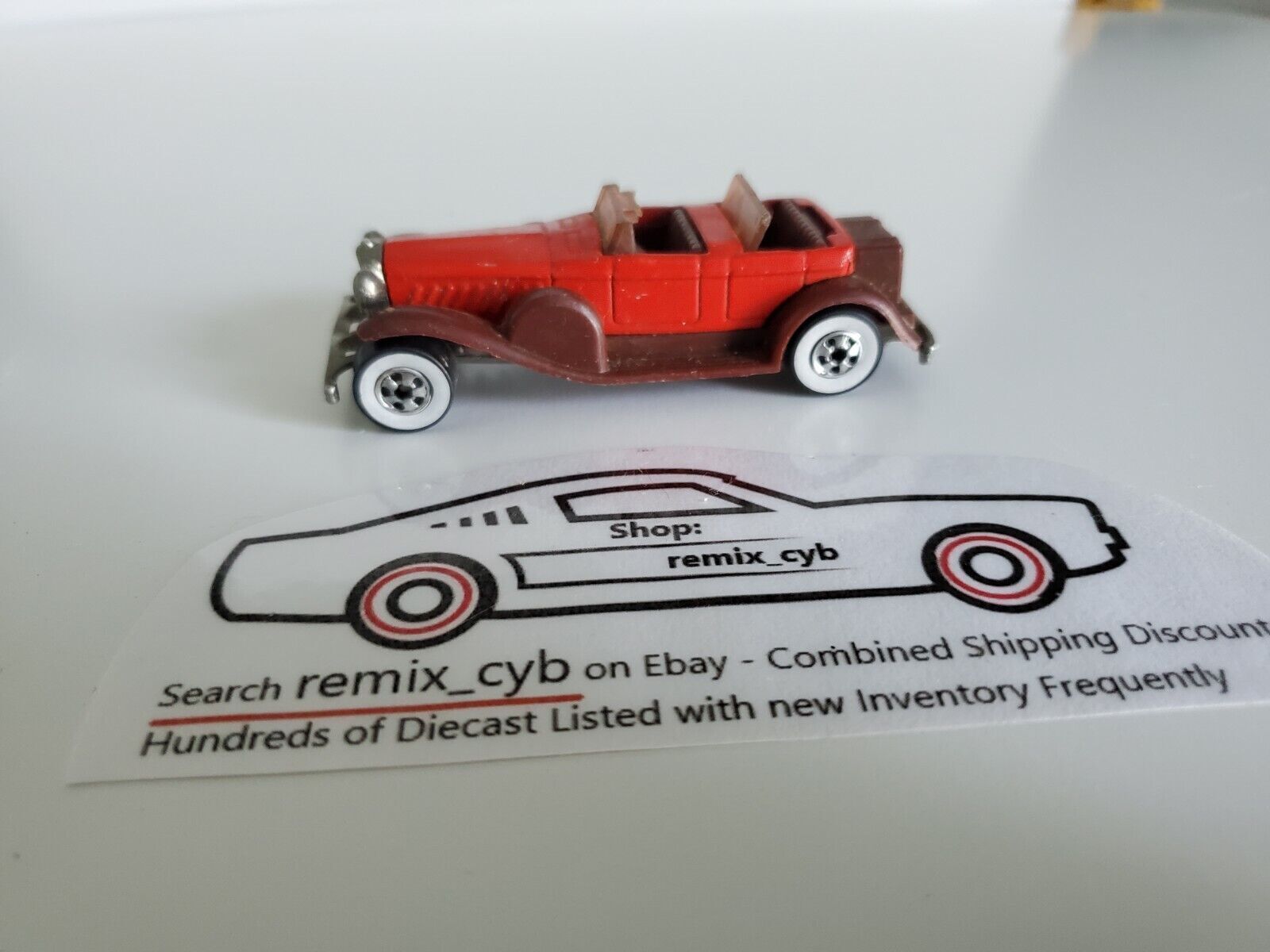 1976 Hot Wheels '31 Doozie - Redw/ Whitewalls - Malaysia