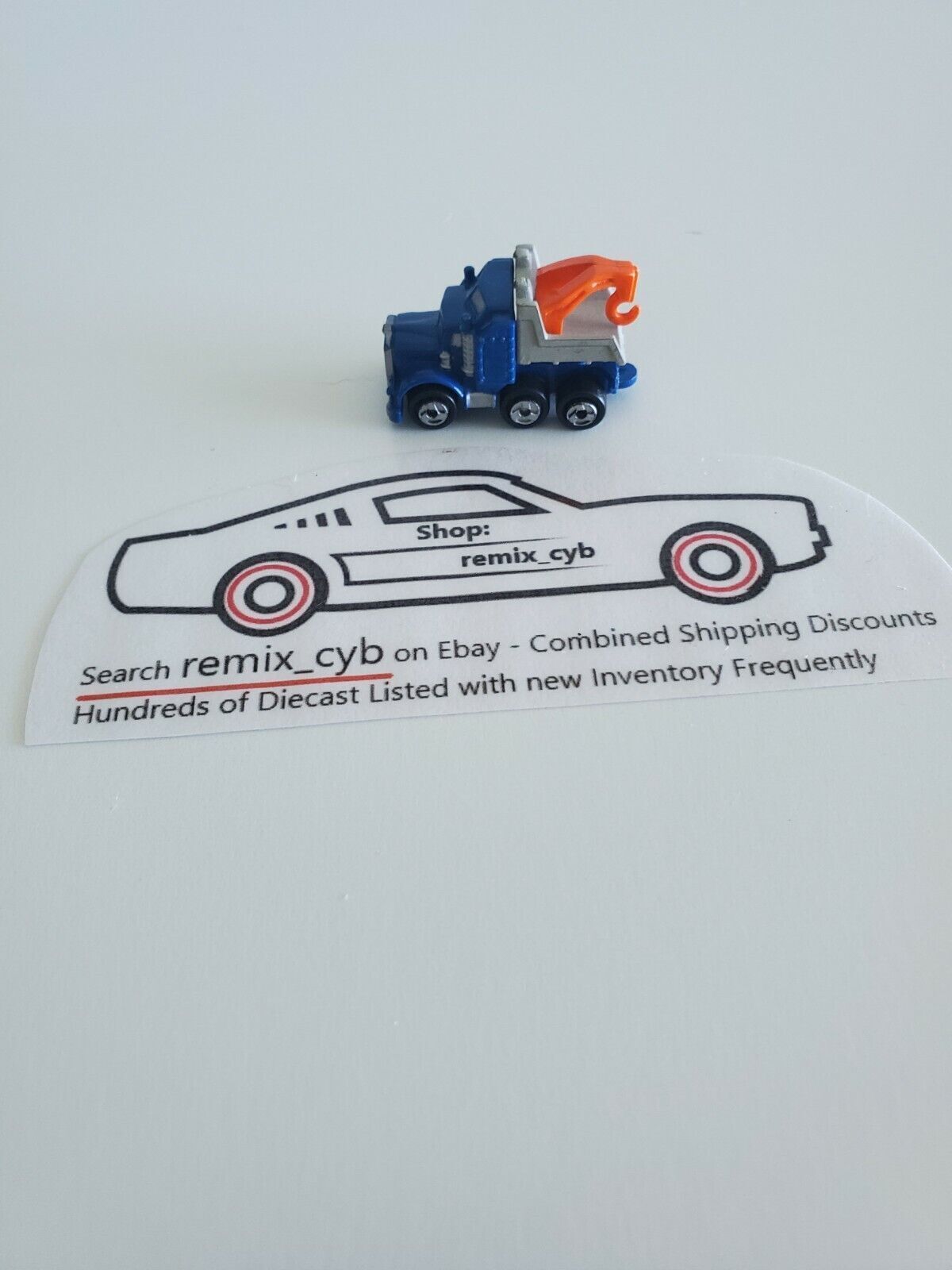 Micro Machines Work Tow Truck 1987 Galoob Blue