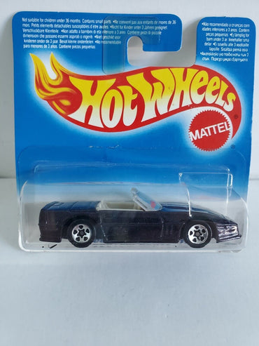 1996 Hot Wheels Custom Corvette #200 - Rare Short Card - 5 Spoke