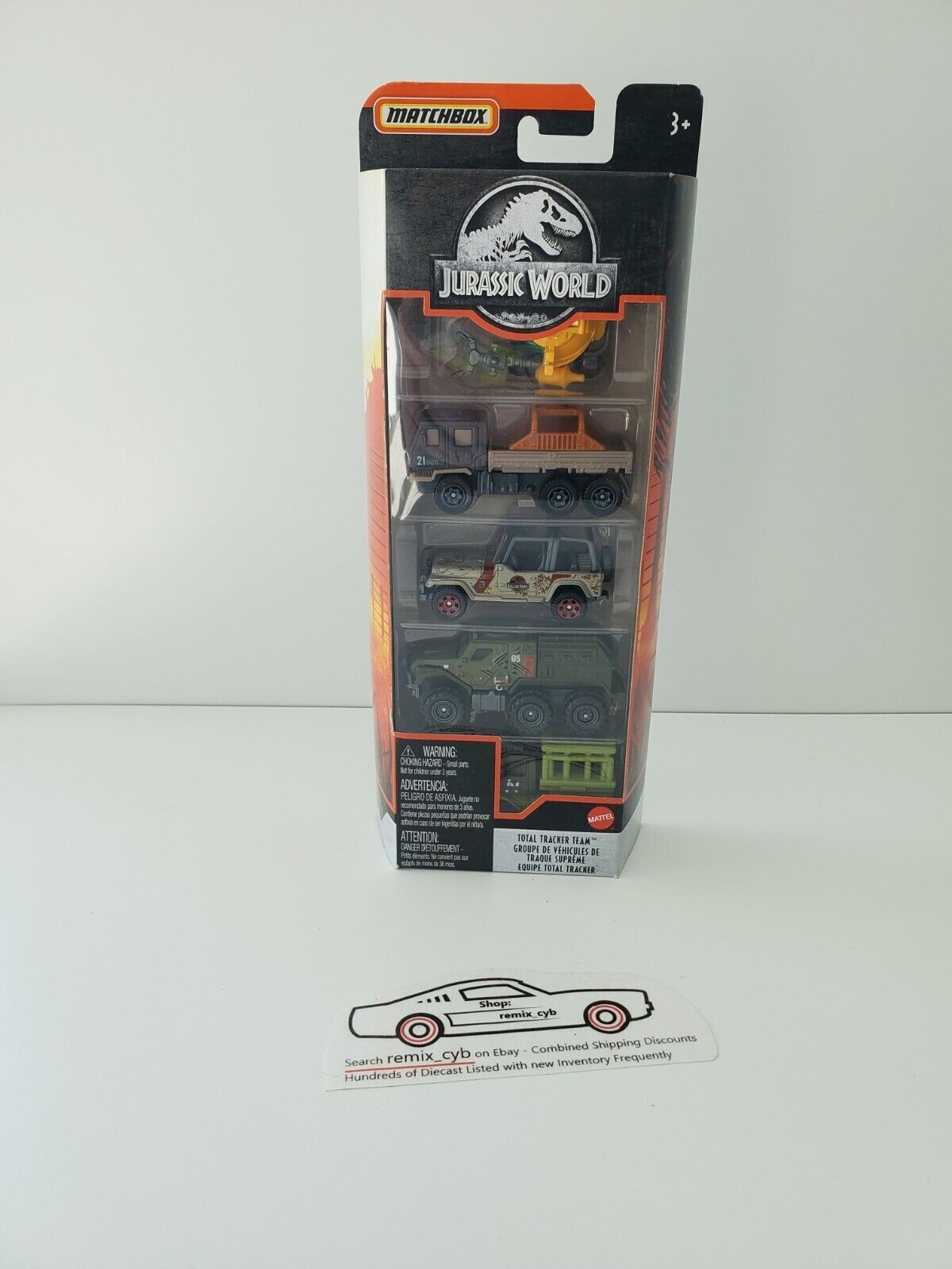 2020 Matchbox Jurassic World Total Tracker Team 5-Pack Unimog U1300 | Jeep | MIB