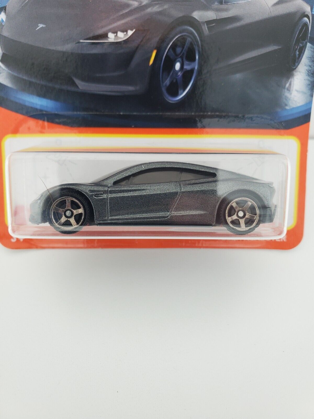 2022 Matchbox Tesla Roadster Gray 75/100