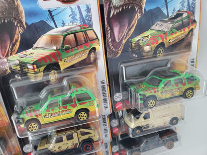 2022 Matchbox Jurassic World Vehicles 1:64 Diecast Car Set of 12 Different Cars