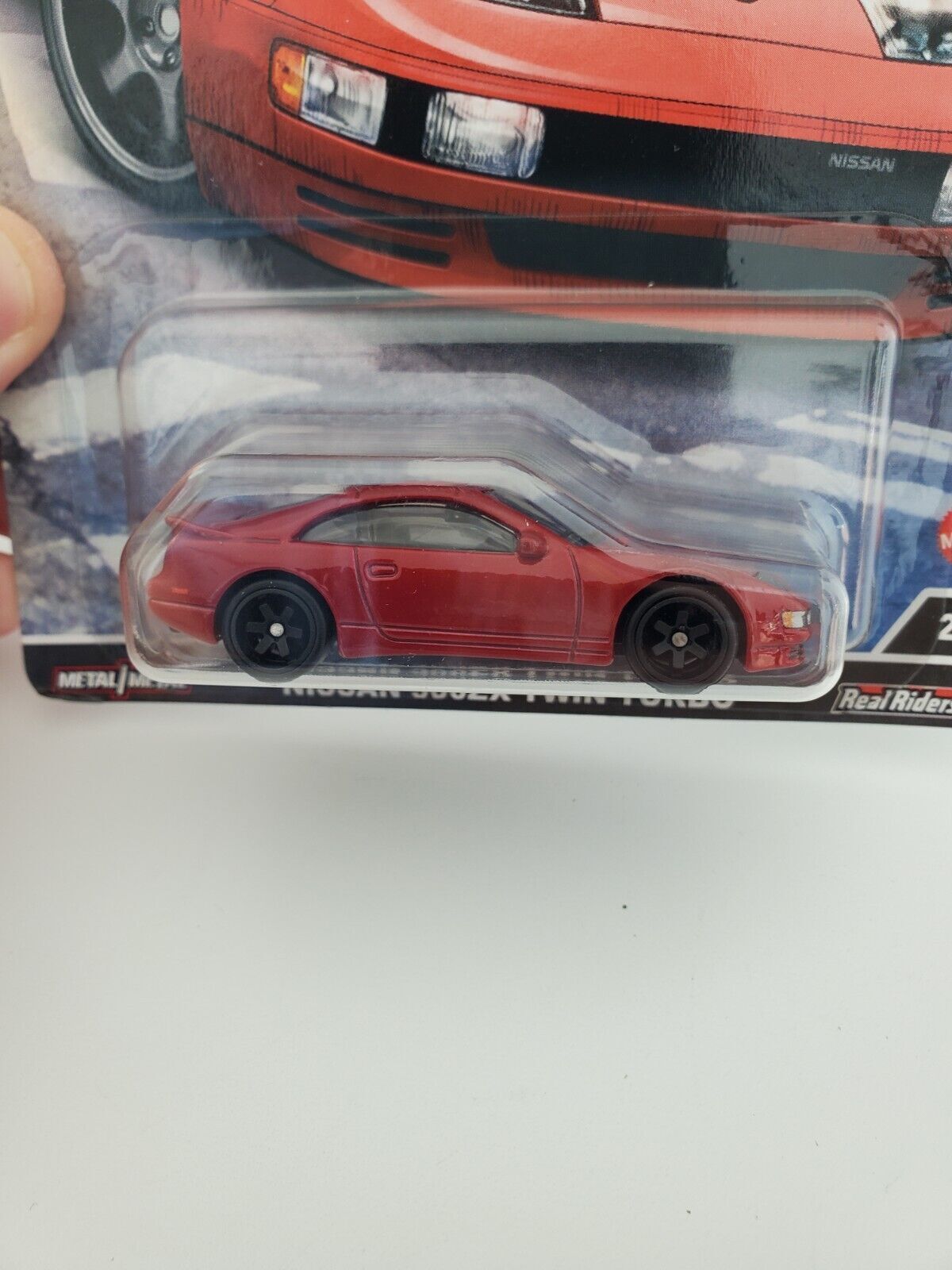 2022 Hot Wheels Nissan 300zx Twin Turbo - Red - Ronin Run Premium w/Real Riders