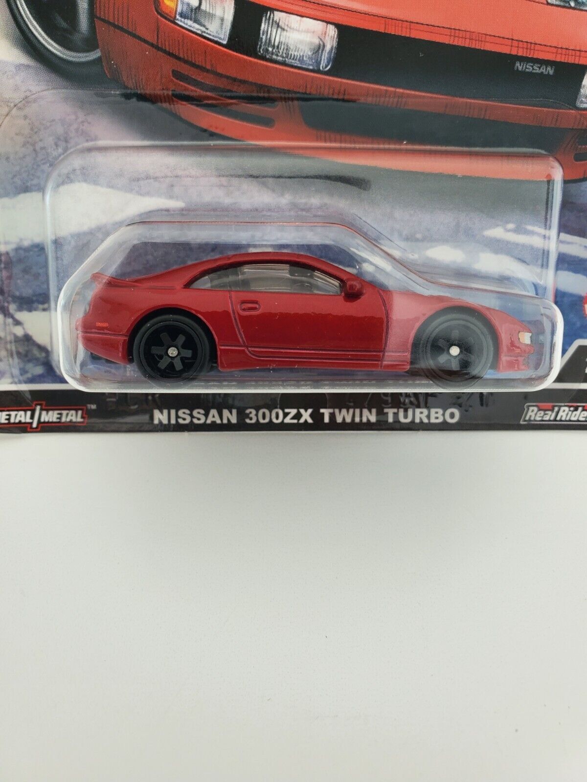 2022 Hot Wheels Nissan 300zx Twin Turbo - Red - Ronin Run Premium w/Real Riders