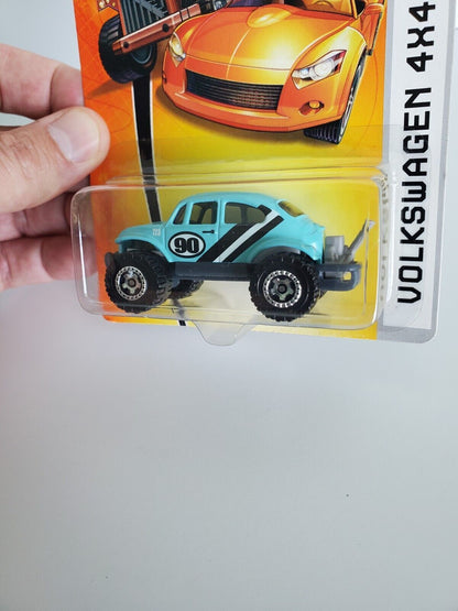 2007 Matchbox #61 Volkswagen VW Baja 4x4 Blue 90 Bug