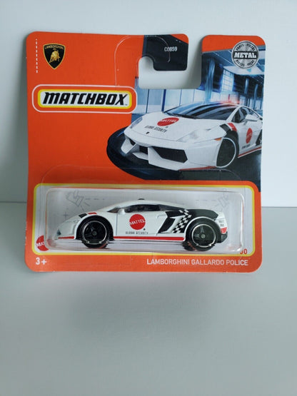 2022 Matchbox Lamborghini Gallardo Police Car - Short Card