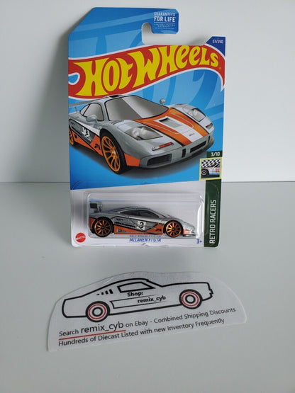 2022 Hot Wheels McLaren F1 GTR #57 Retro Racers