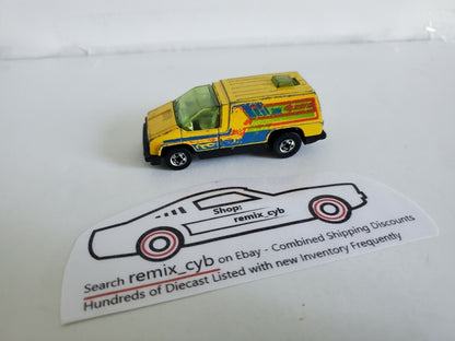 1978 Hot Wheels  Inside Story Van Yellow - Hong Kong