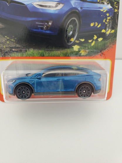 2022 Matchbox Tesla Model X 53/100 Blue