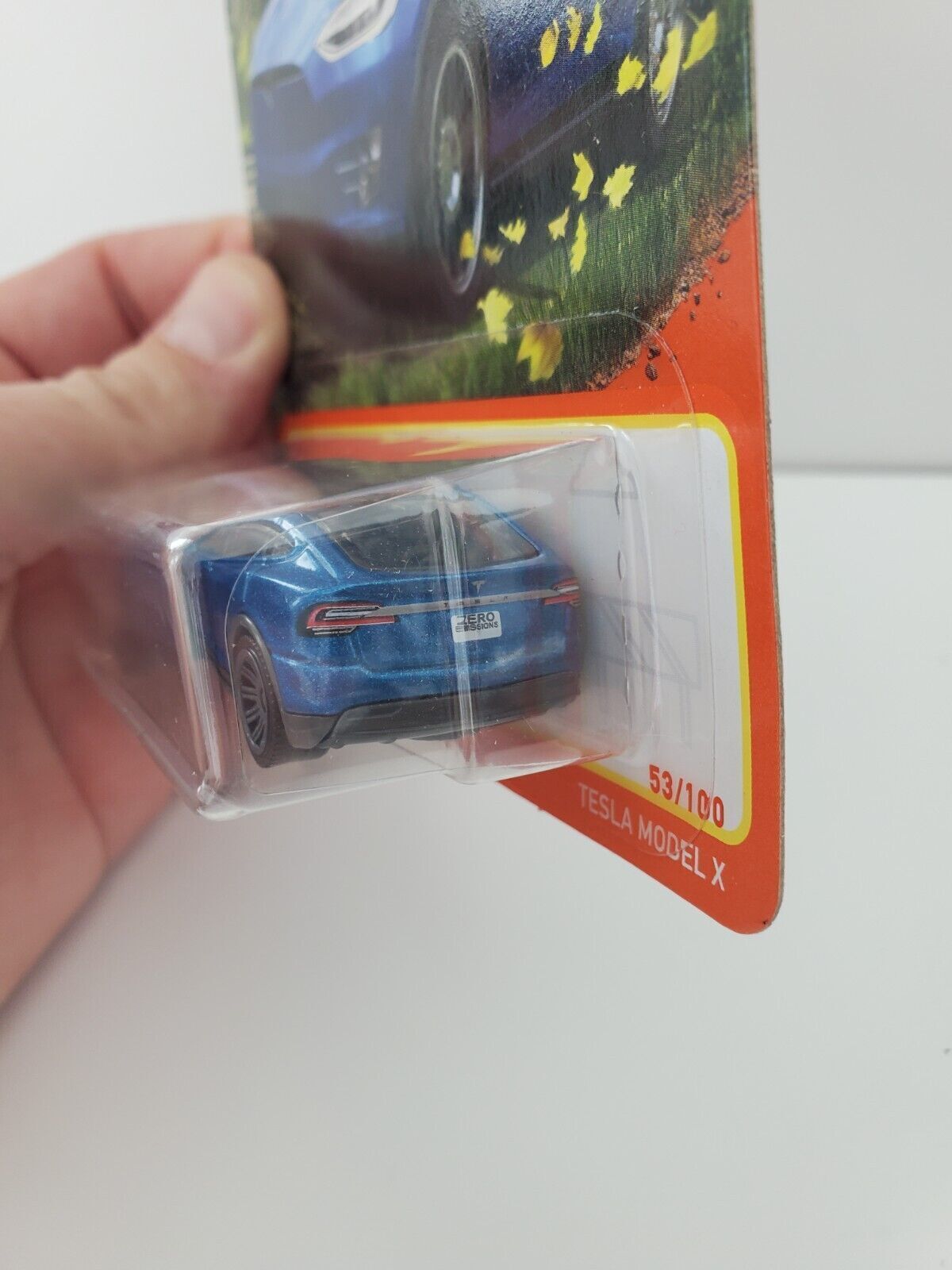 2022 Matchbox Tesla Model X 53/100 Blue