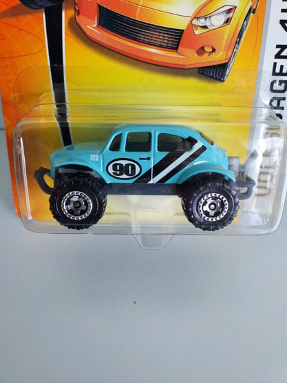 2007 Matchbox #61 Volkswagen VW Baja 4x4 Blue 90 Bug