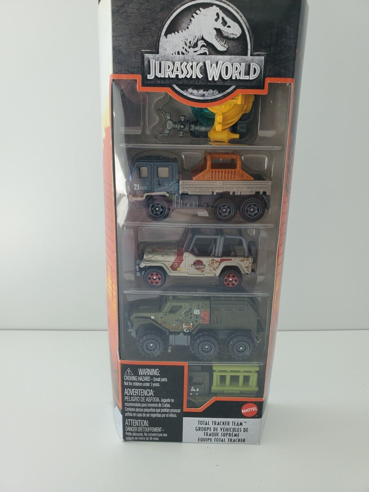 2020 Matchbox Jurassic World Total Tracker Team 5-Pack Unimog U1300 | Jeep | MIB