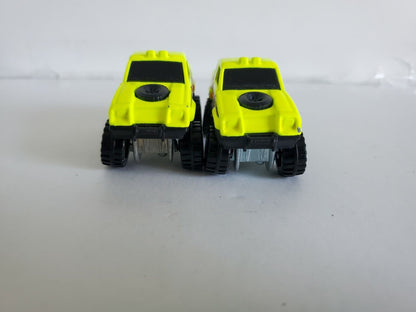 1984 Hot Wheels Gulch Stepper #15 Neon Green - Malaysia - Lot of 2