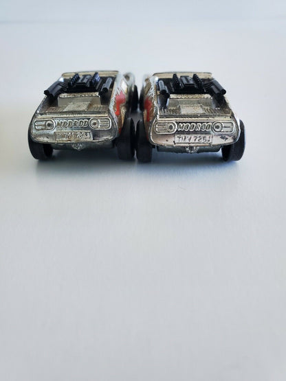 1971 Matchbox Superfast Chrome Silver Streak #1 Mod Rod - Lot of 2