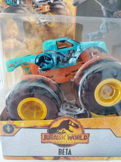 2022 Hot Wheels Jurassic World Beta Raptor Monster Truck