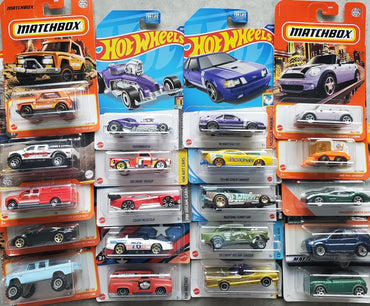 Hot Wheels & Matchbox 20-Car Random Mystery Box