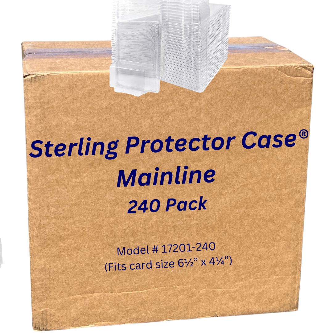 Sterling Protector Case Mainline 240 Pack Wholesale - Fits Card Size 6.5” x 4.25”
