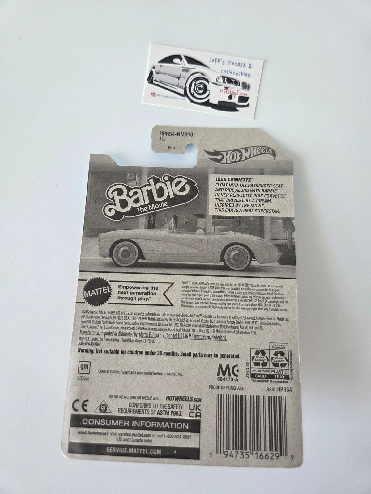 2023 Hot Wheels Barbie 1956 Corvette